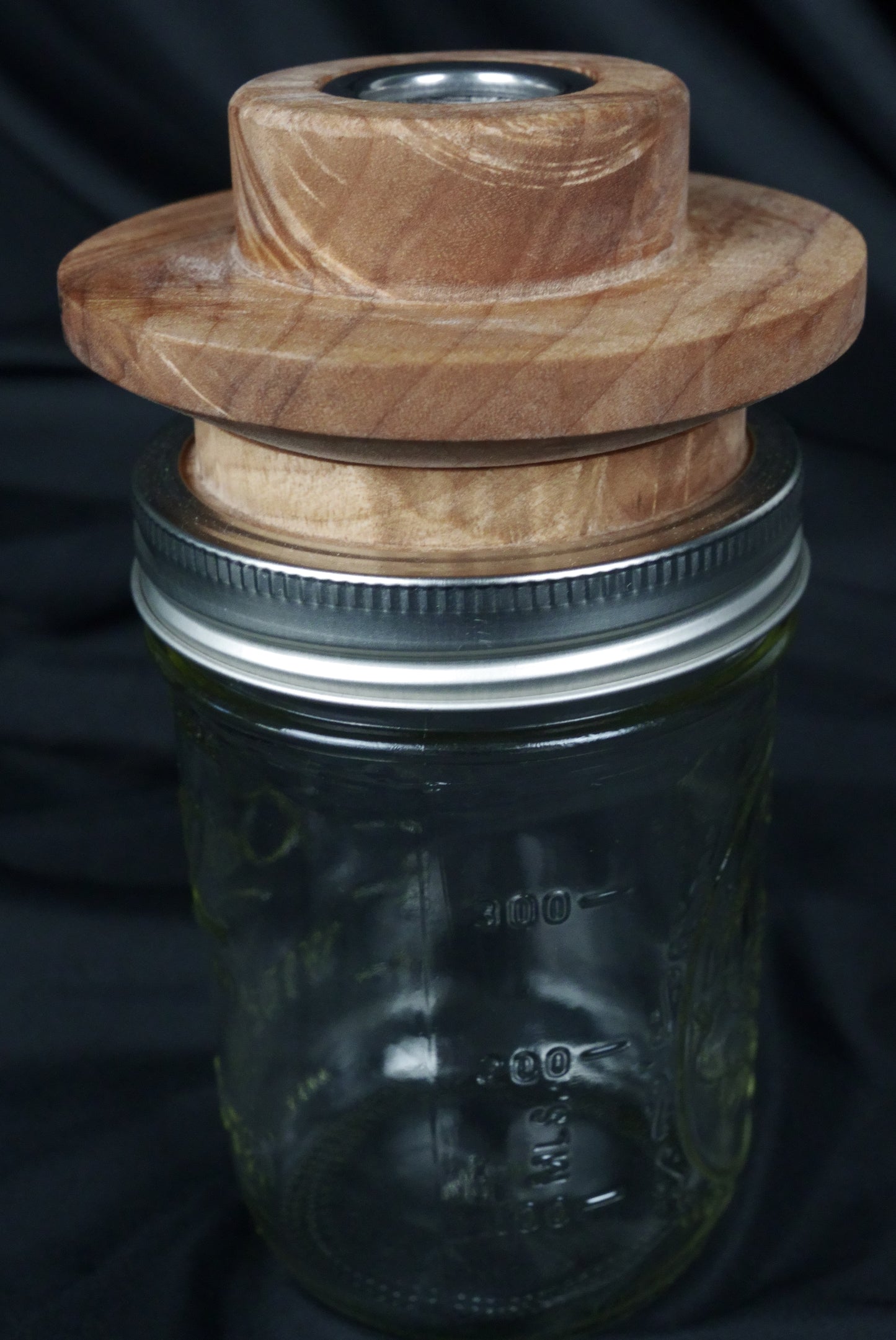 Mason Jar Adapter for Cheese and Snack Smoking