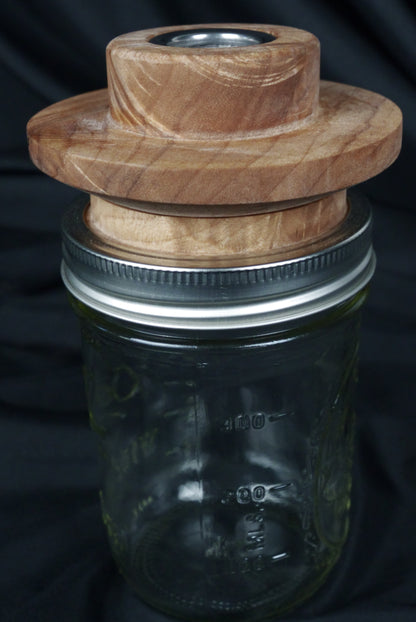 Mason Jar Adapter for Cheese and Snack Smoking
